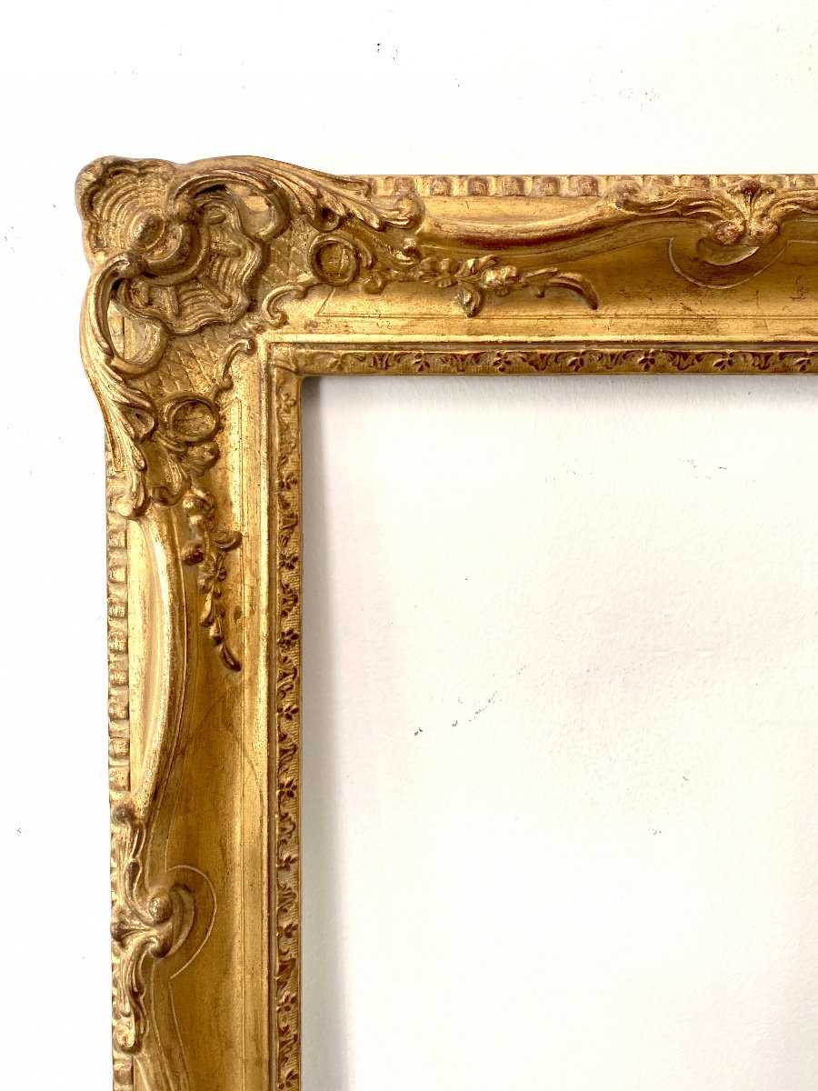 Cadre De Style Louis XV - 41,00 X 33,00 - Ref - 1630-photo-2