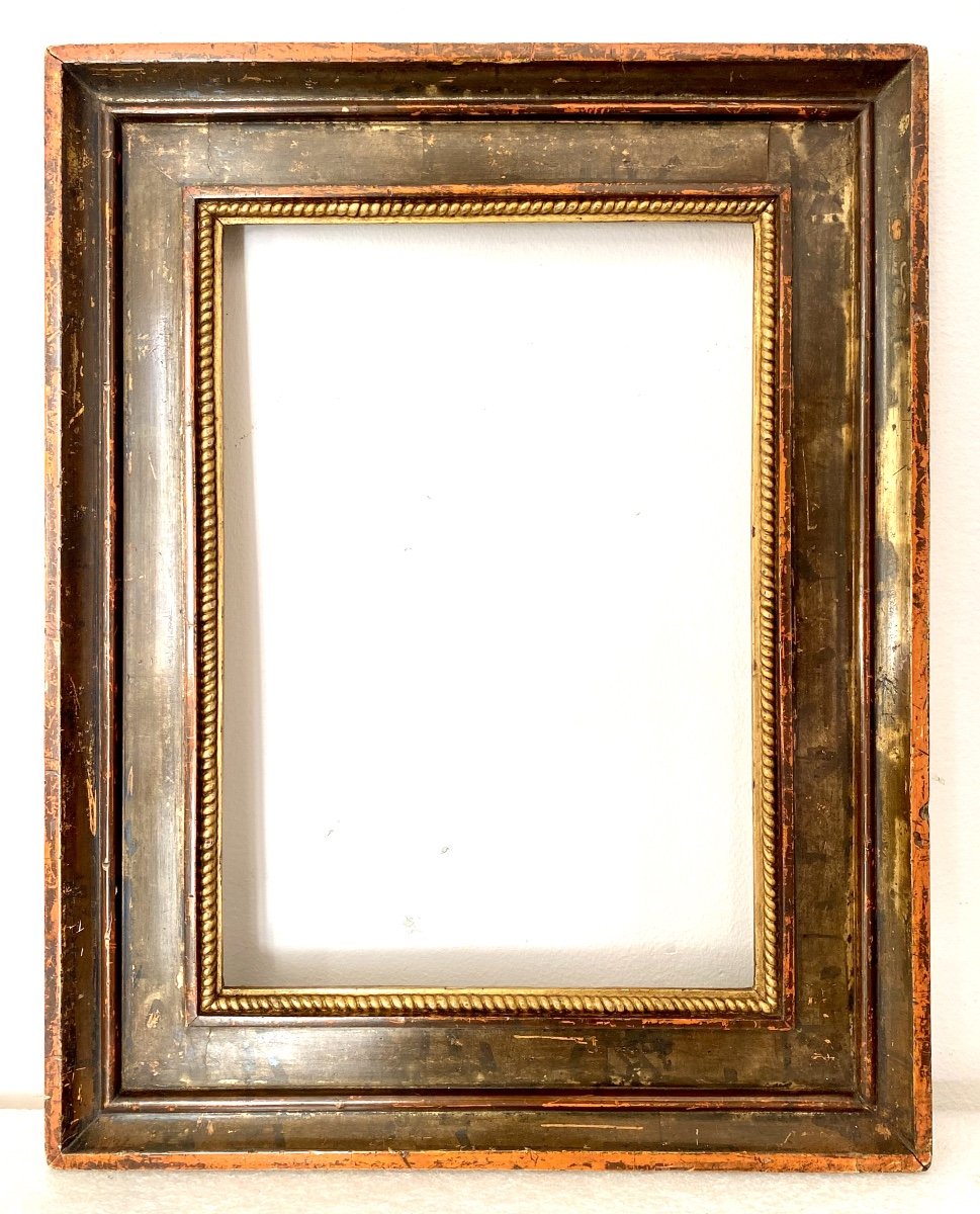 Golden Wood Frame - 36.20 X 27.00 - Ref - 1676-photo-1
