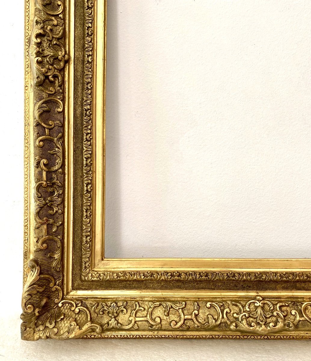 Louis XIV Style Frame - 52.20 X 41.00 - Ref - 975-photo-4