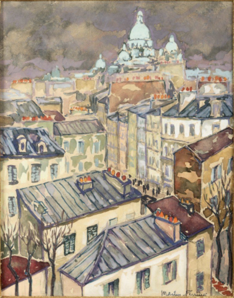 Jacques-martin Ferrières, Montmartre Vu Du Ciel, Montmartre Vu Du Ciel