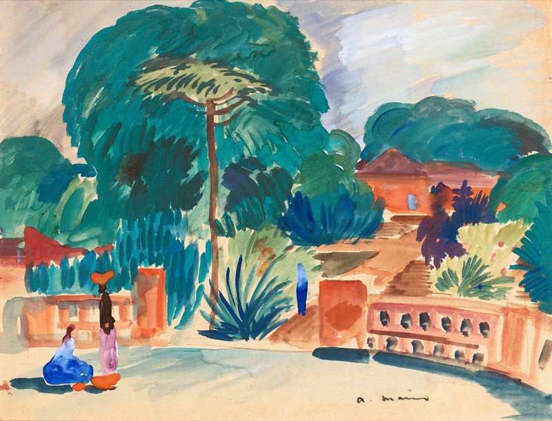 André Maire, Afrique, Sur La Terrasse