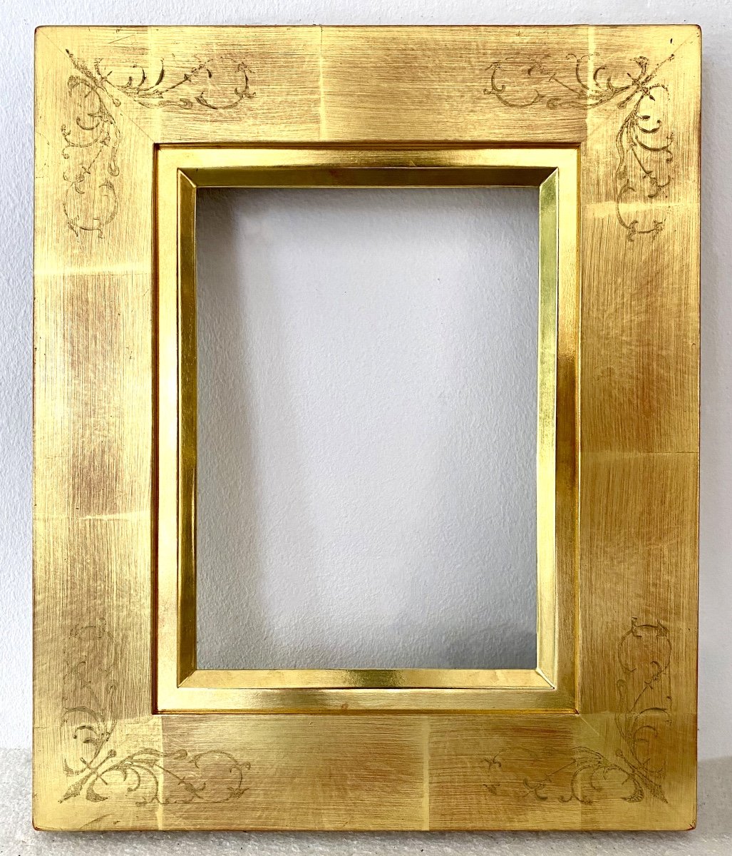 Golden Wood Frame - 22.50 X 16.00 - Ref - 2042-photo-3