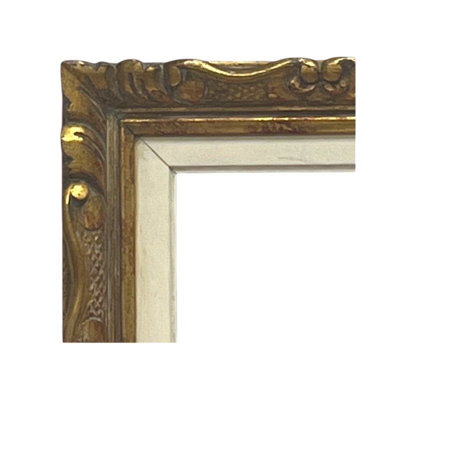 Gilded Wooden Frame - 24 X 18 Cm - Ref. 2102-photo-2