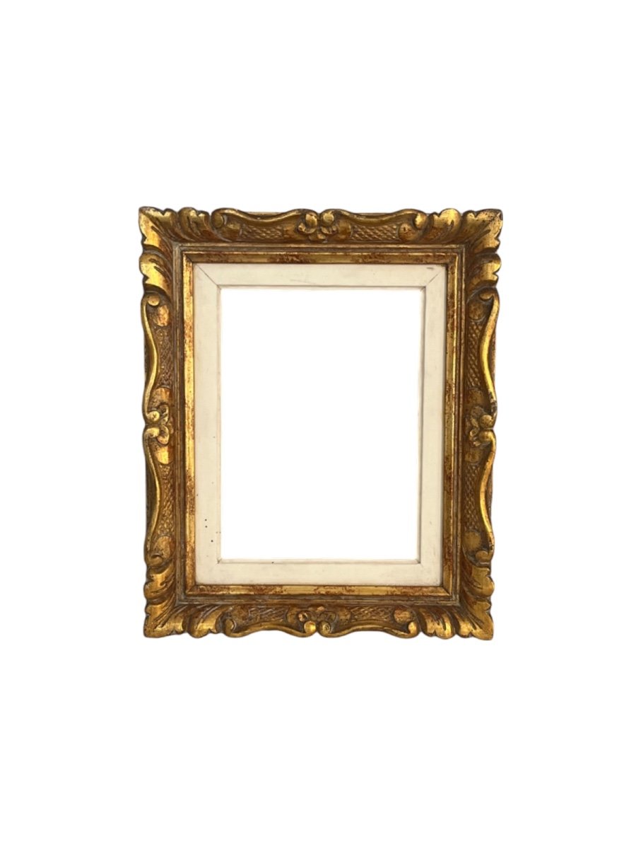 Gilded Wooden Frame - 24 X 18 Cm - Ref. 2102