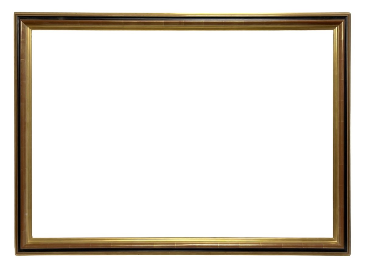 Modern Black And Gold Frame — 80.4 X 115.4 Cm — Ref. 2182