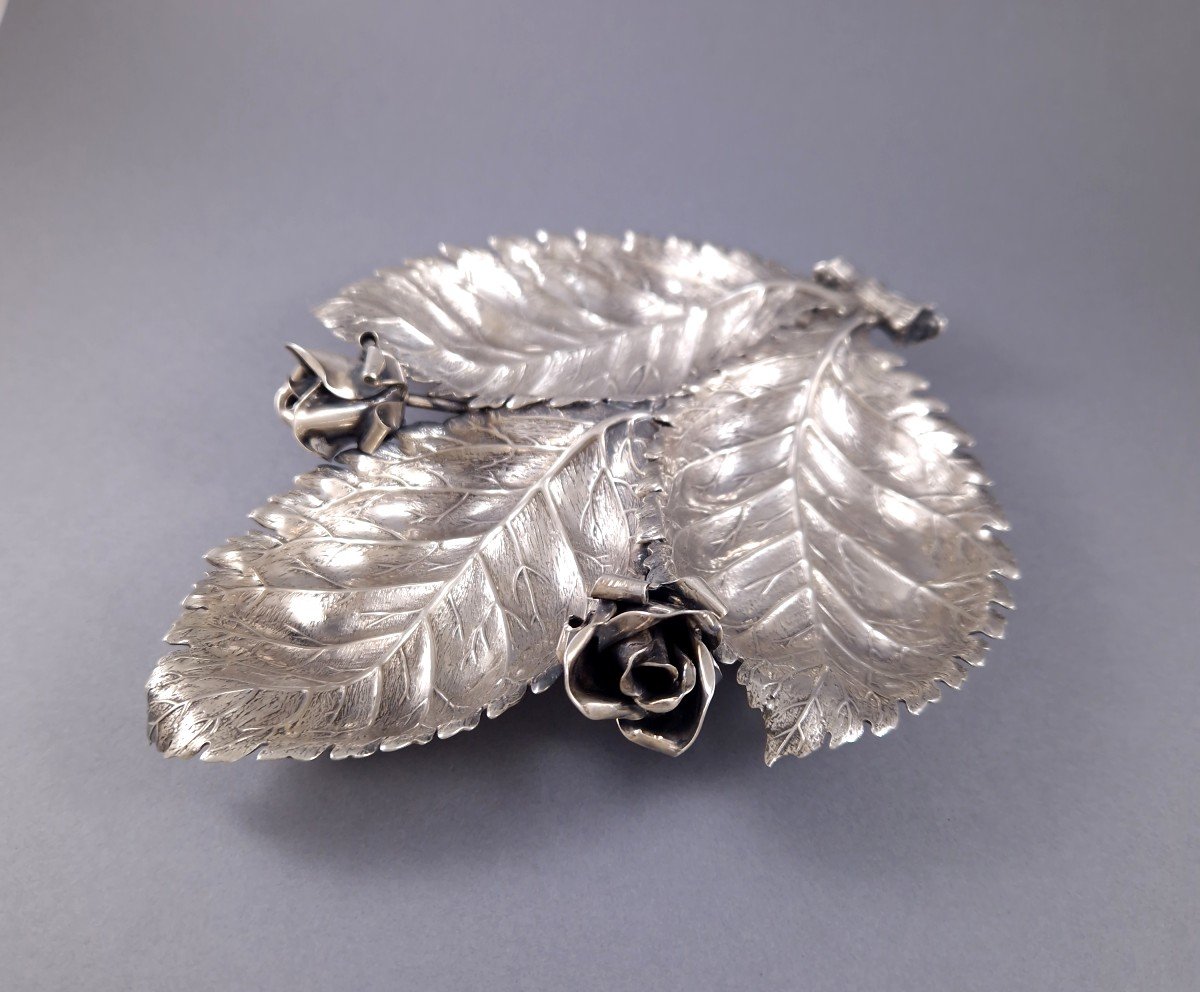 Buccellati - Sterling Silver Leaf Bowl-photo-4