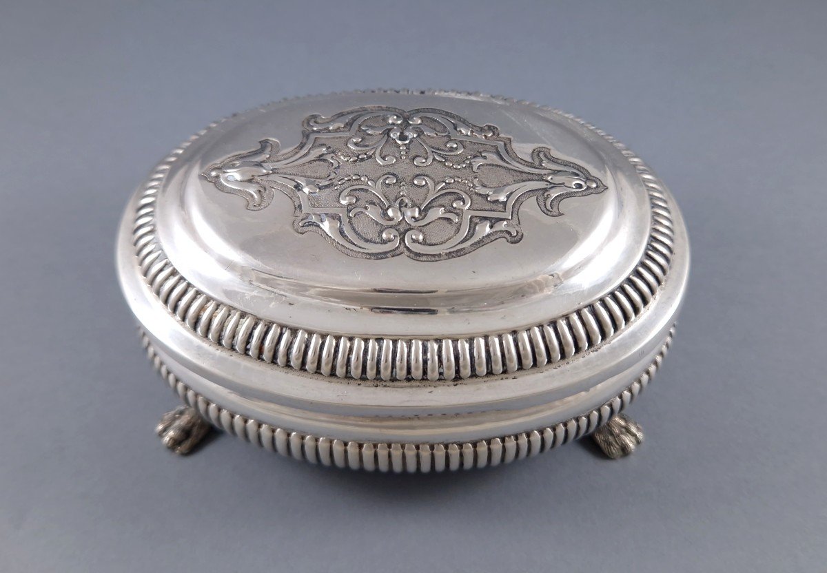 Augsburg - Sterling Silver Box From The 18th Century-photo-2