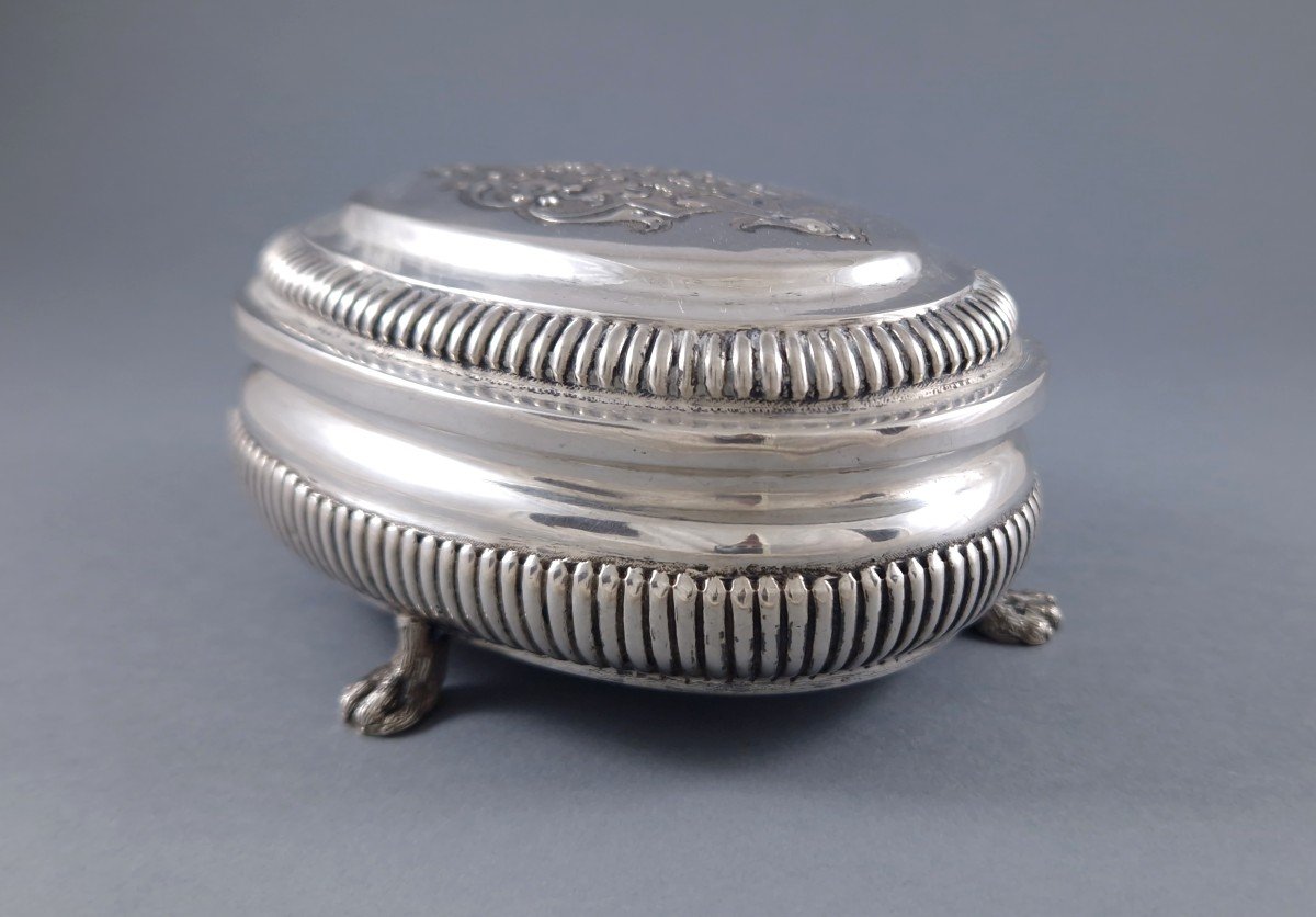 Augsburg - Sterling Silver Box From The 18th Century-photo-4