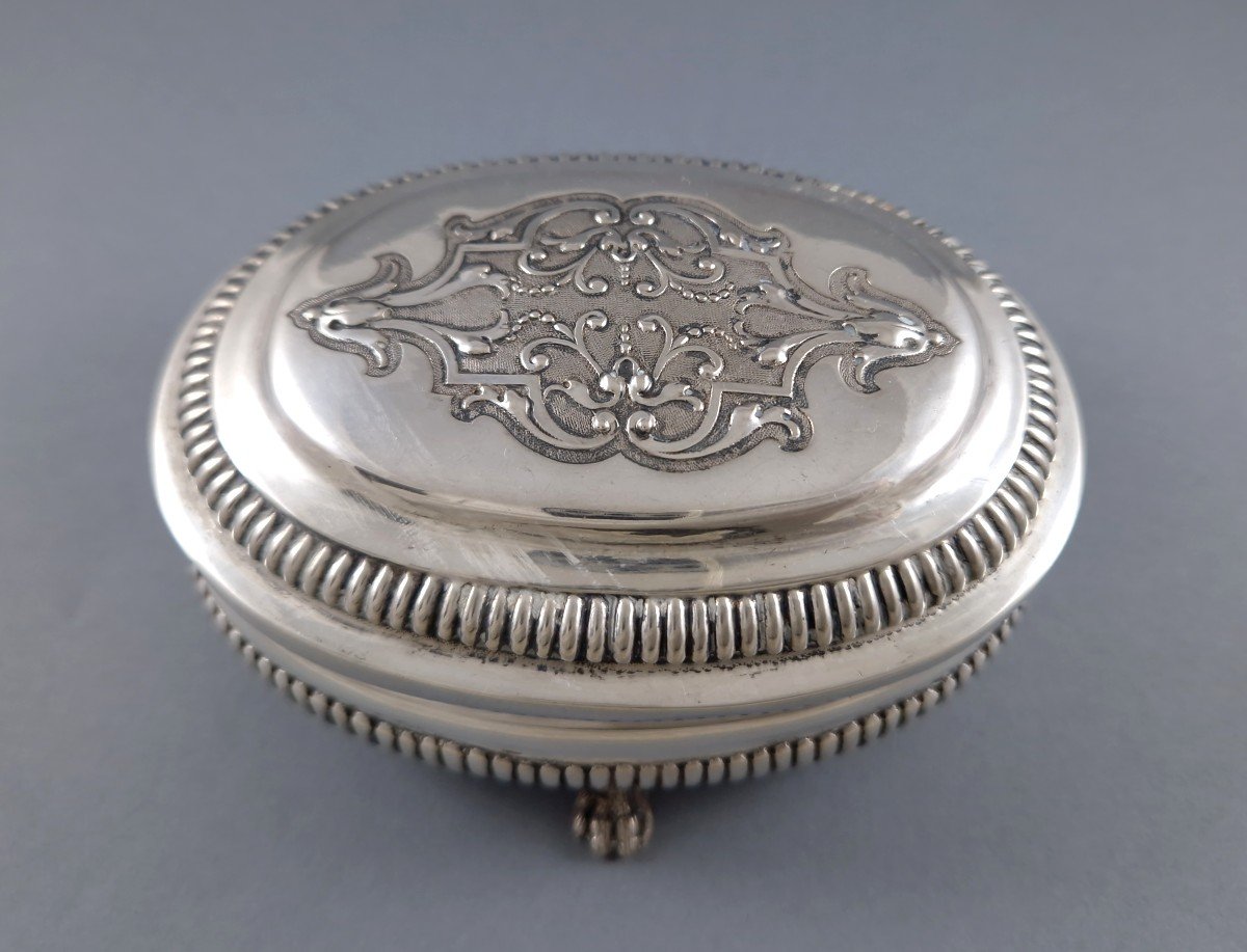 Augsburg - Sterling Silver Box From The 18th Century-photo-1