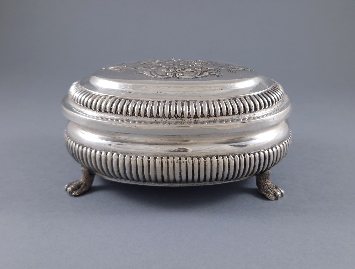 Augsburg - Sterling Silver Box From The 18th Century