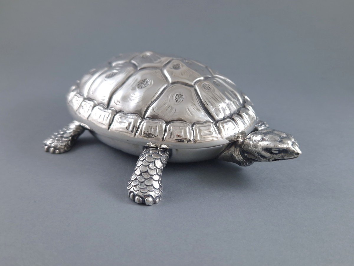 Sterling Silver Turtle Box-photo-2