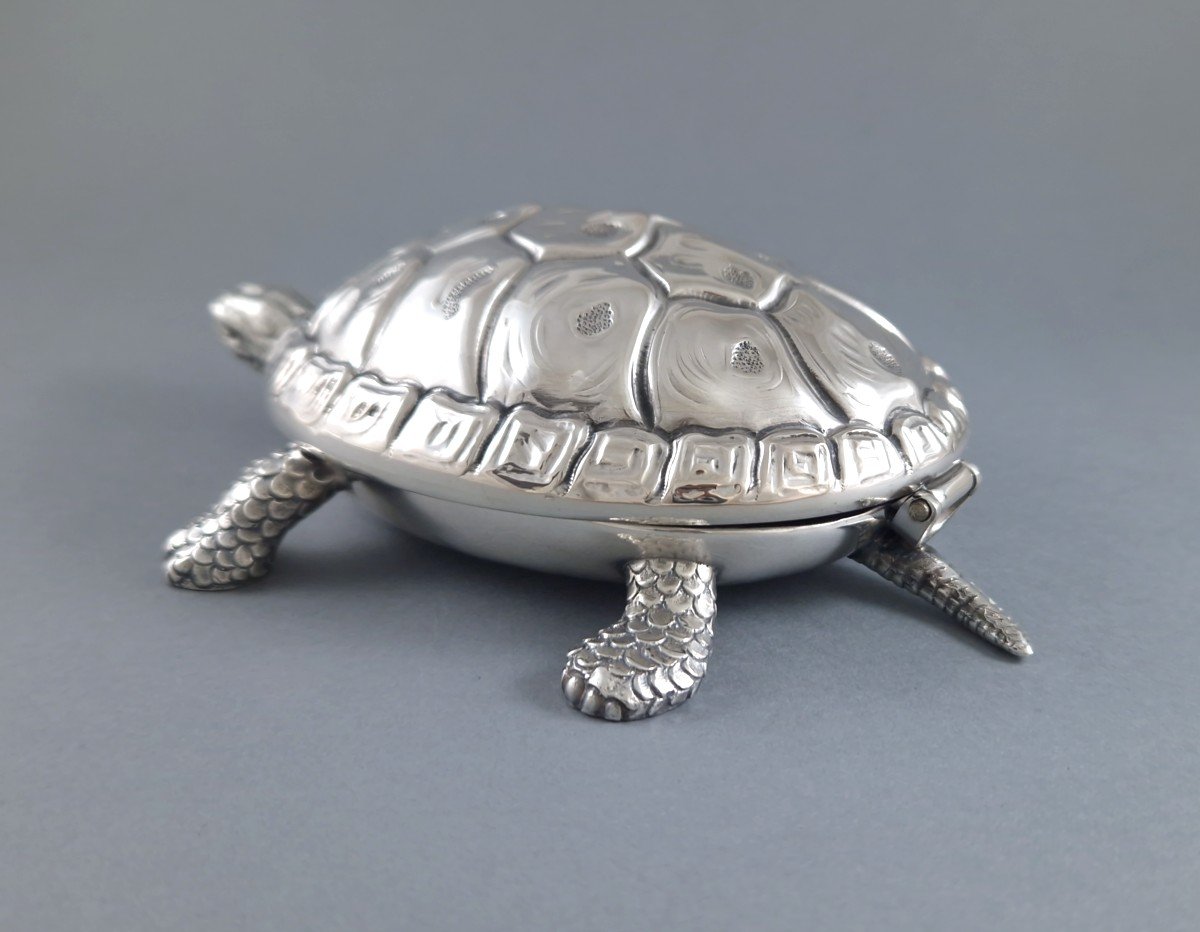 Sterling Silver Turtle Box-photo-1
