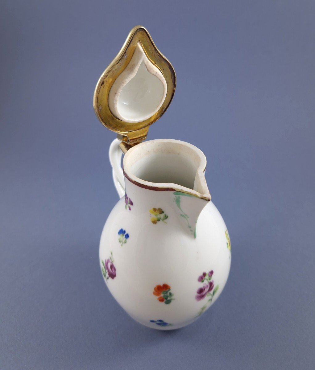 Vienna Porcelain And Sterling Silver Jug-photo-3