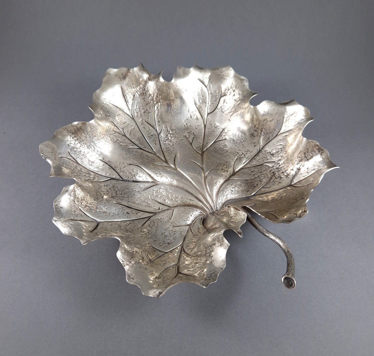 Buccellati Cup In Sterling Silver Leaf-photo-1