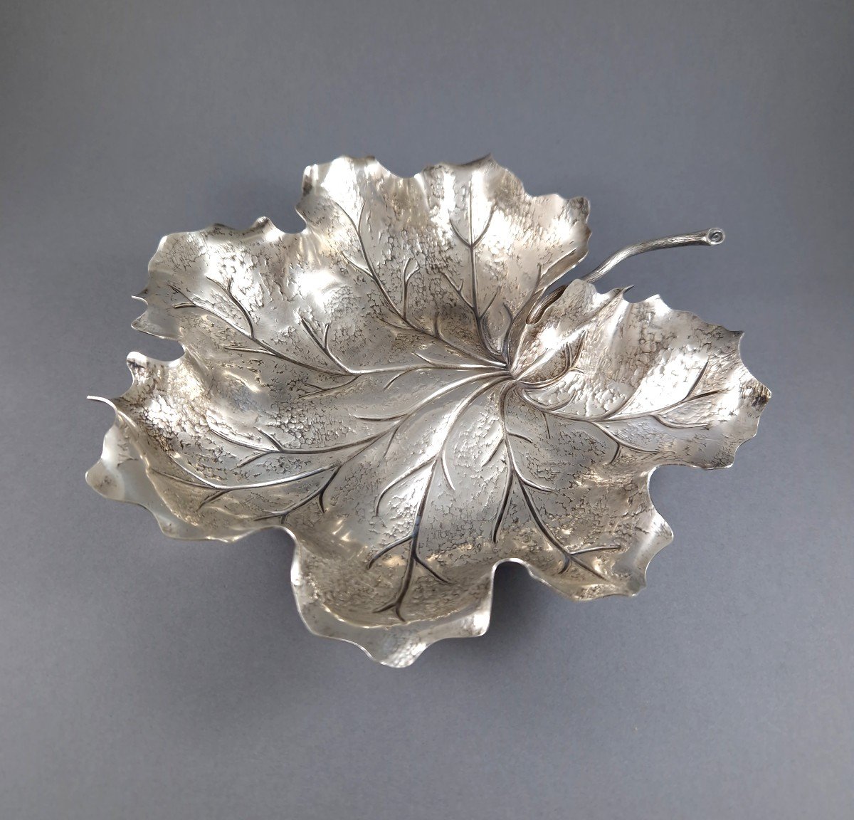 Buccellati Cup In Sterling Silver Leaf-photo-2