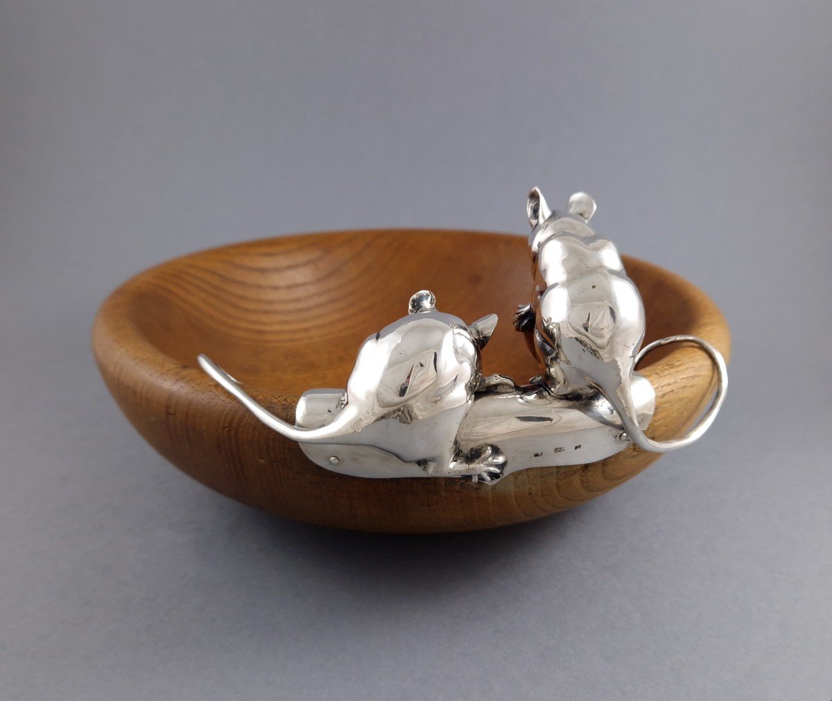 Sterling Silver And Wood Bowl-photo-3