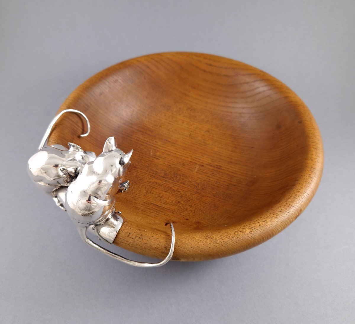 Sterling Silver And Wood Bowl-photo-5