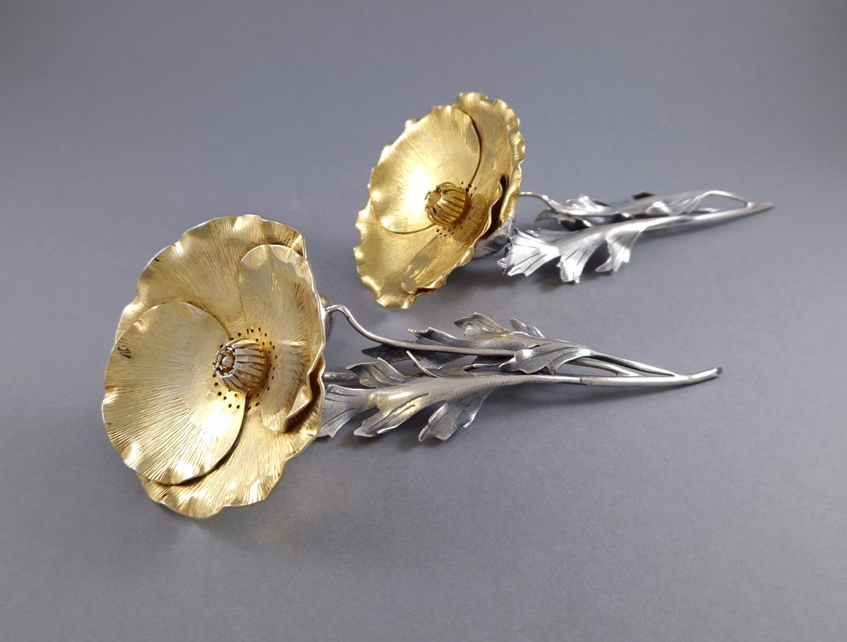 Buccellati - Salt And Pepper Shaker In Sterling Silver And Gilt