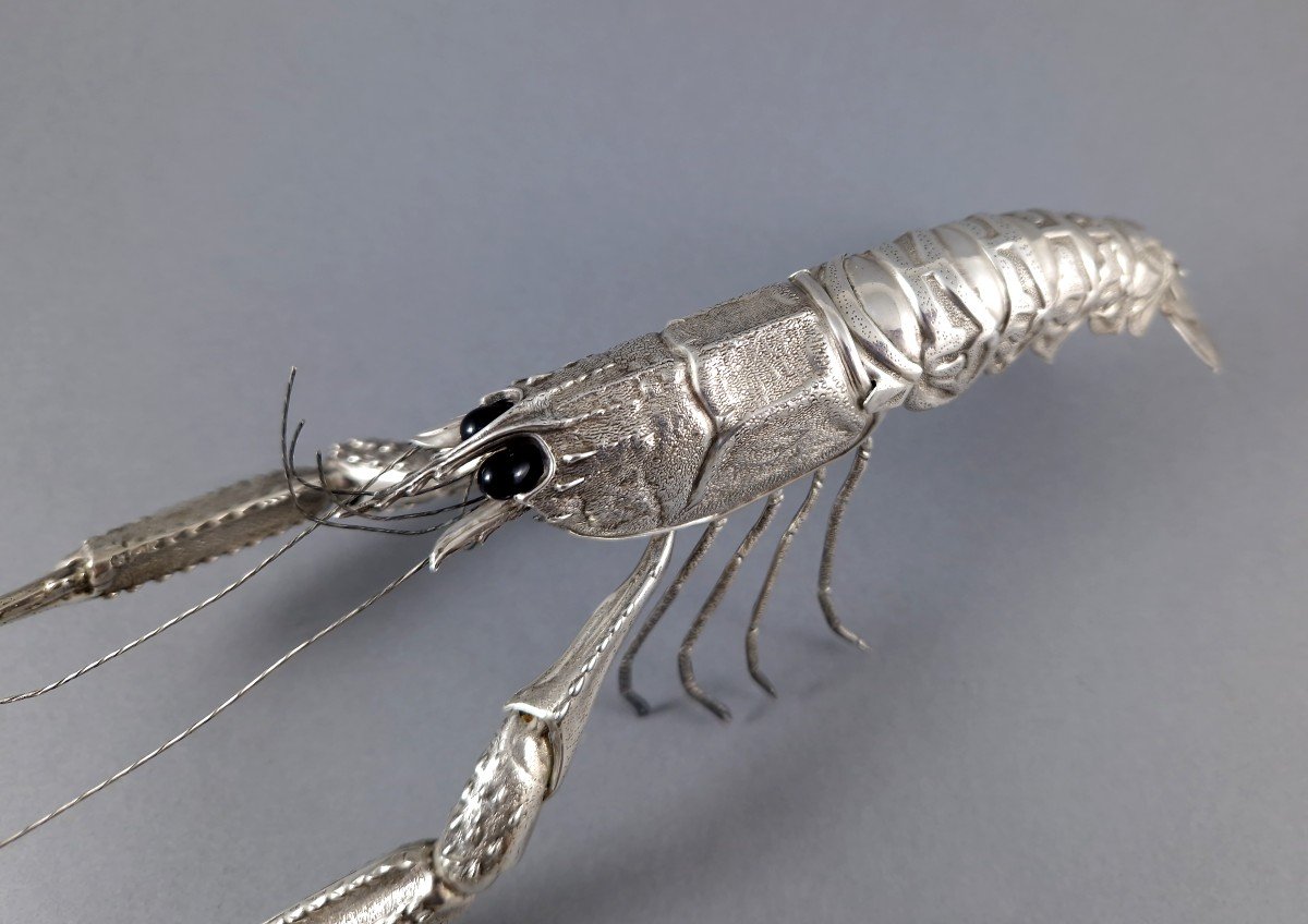 Sterling Silver Articulated Lobster-photo-7