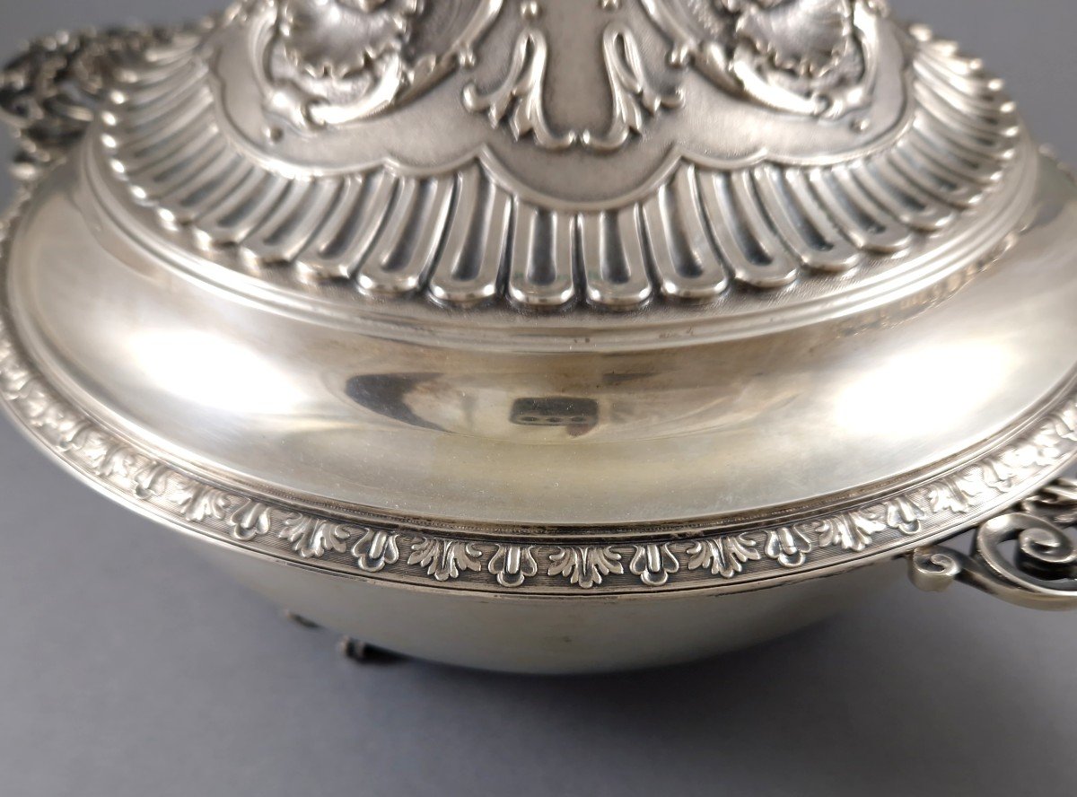 Buccellati - Vegetable Dish In Sterling Silver-photo-4