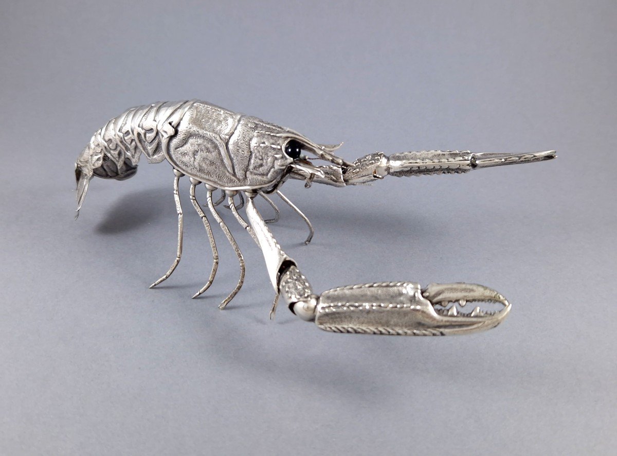 Articulated Lobster In Sterling Silver