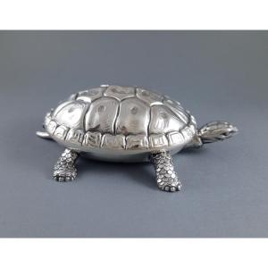 Sterling Silver Turtle Box