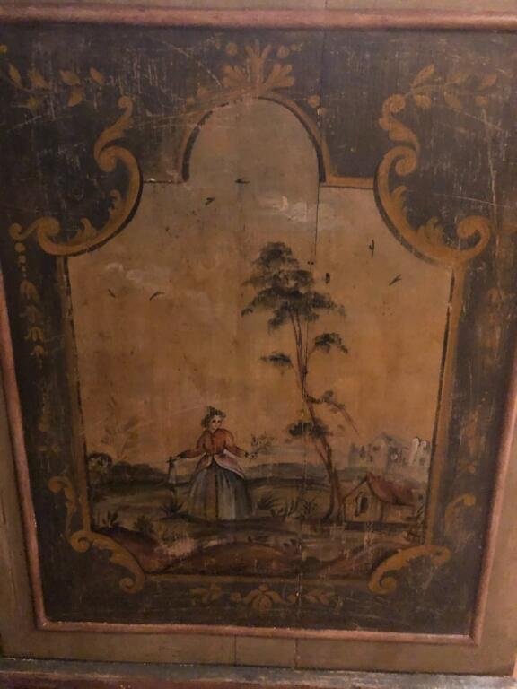 18th Century Provence Painted Chest Of Drawers-photo-8