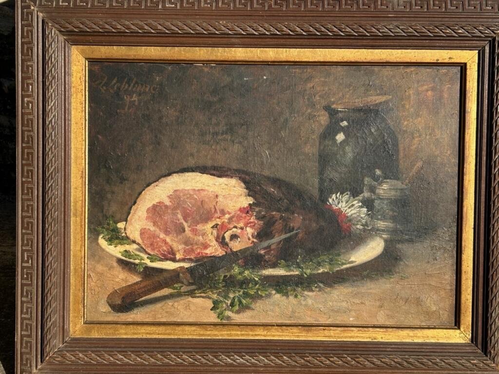 Still Life With Ham Hst 19th