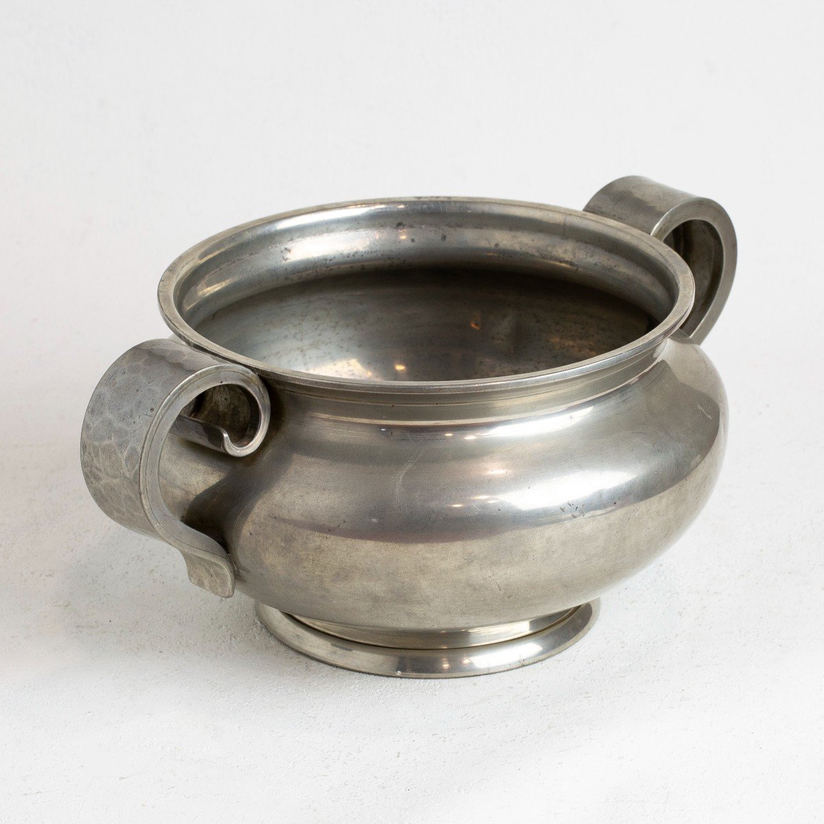 Jean Despres (1889-1980) Pewter Covered Pot-photo-3