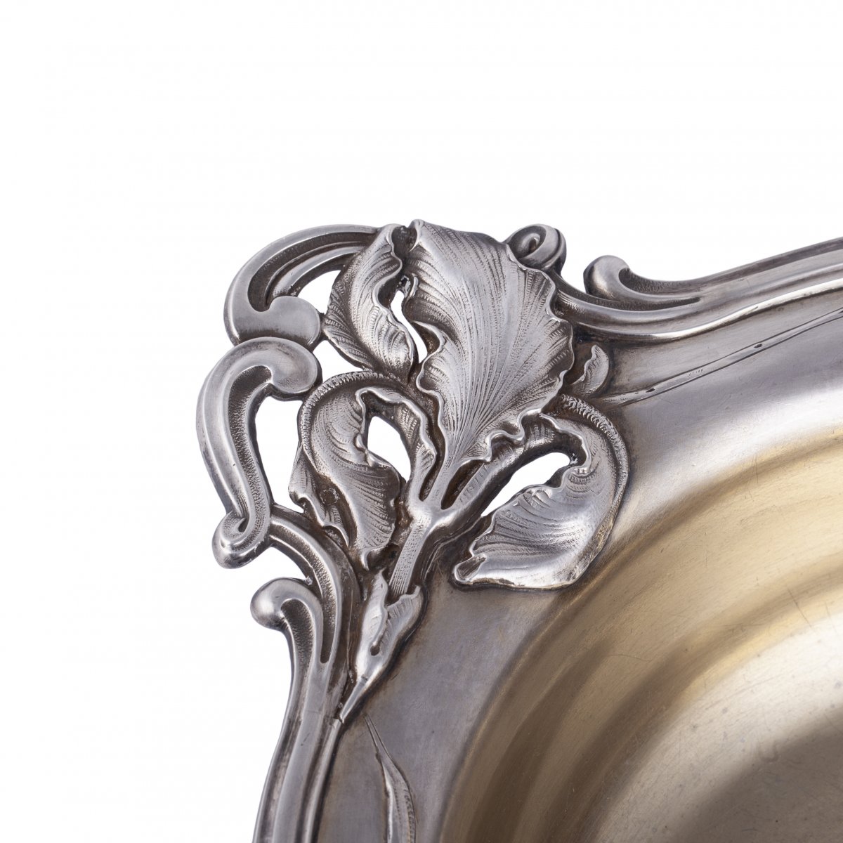 Beautiful Art Nouveau Silver Bowl-photo-3