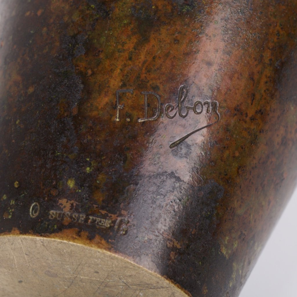 Une Belle Vase En Bronze Dorée De Frederic Debon-photo-1