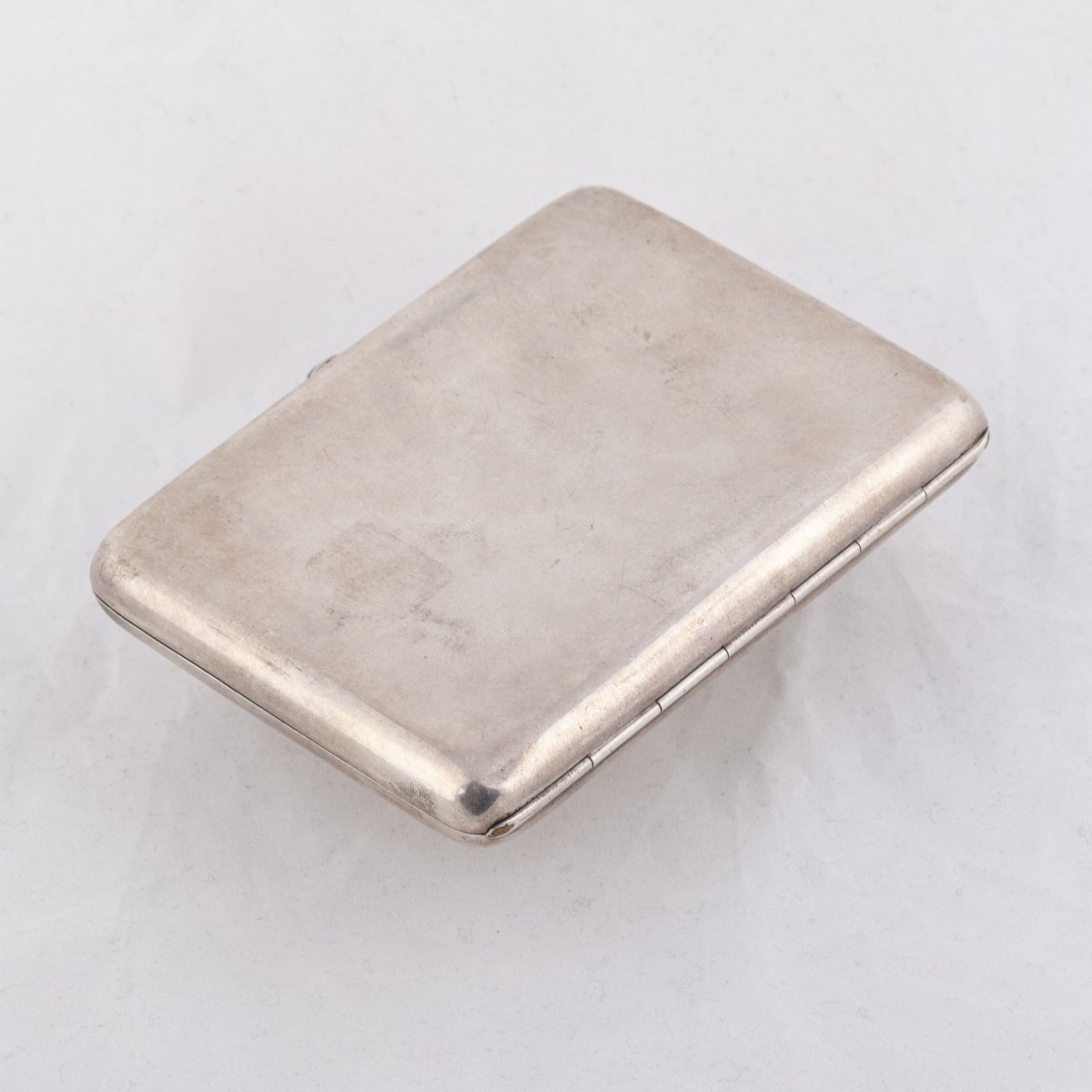 A Soviet Silver Cigarette Case-photo-2