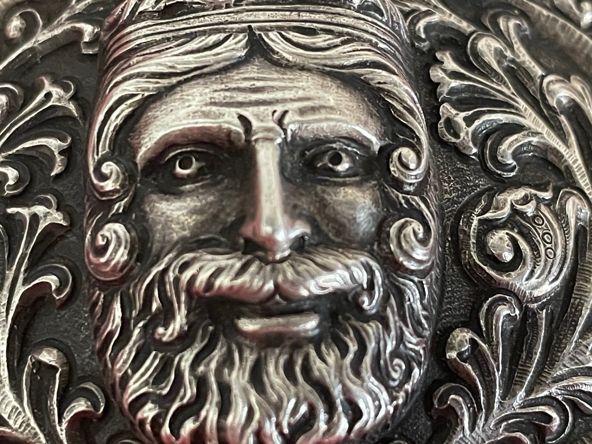 Old Viking Head Buckle