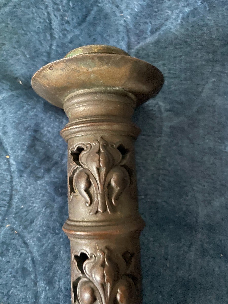 Pair Gothic Candlestick-photo-3