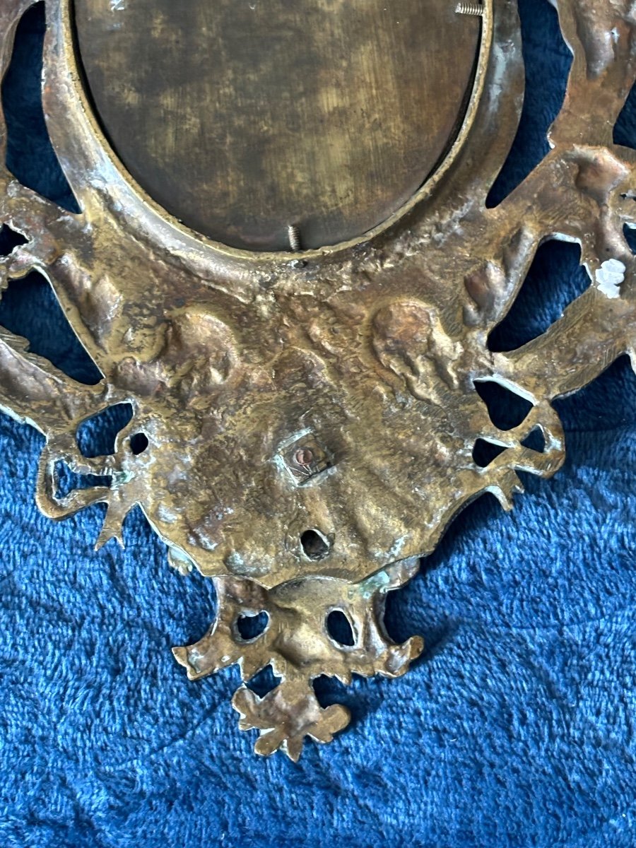  Oval Beveled Mirror Napoleon III-photo-4