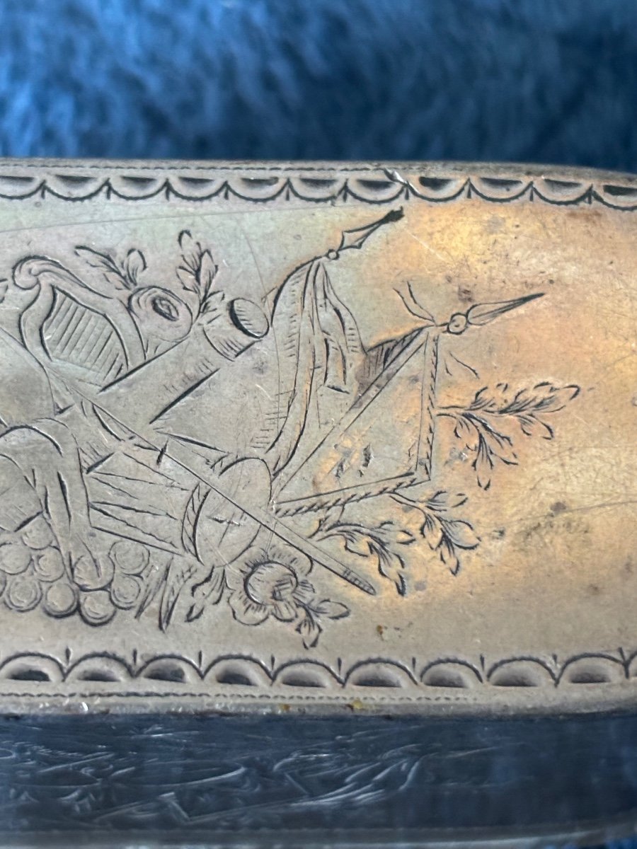 Dutch Snuff Box Brass 18th-photo-1