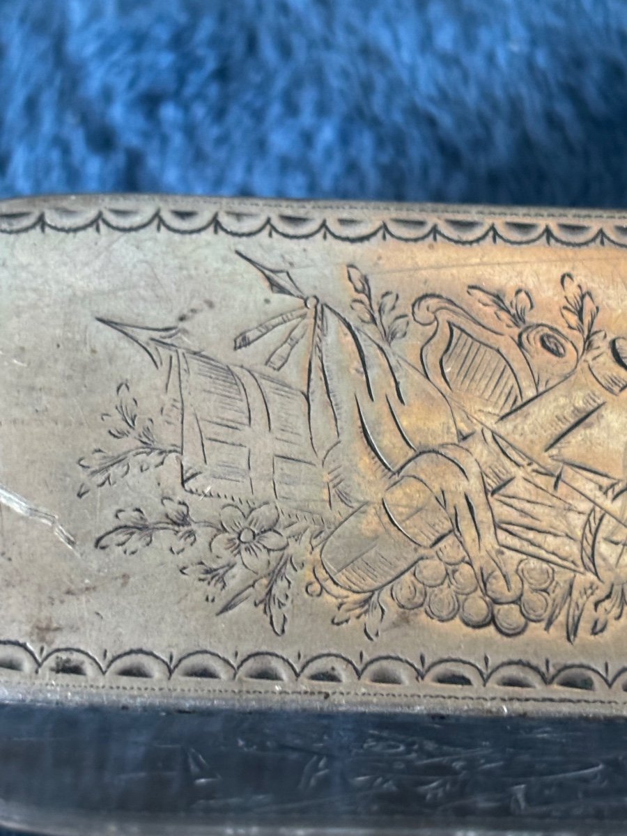 Dutch Snuff Box Brass 18th-photo-2