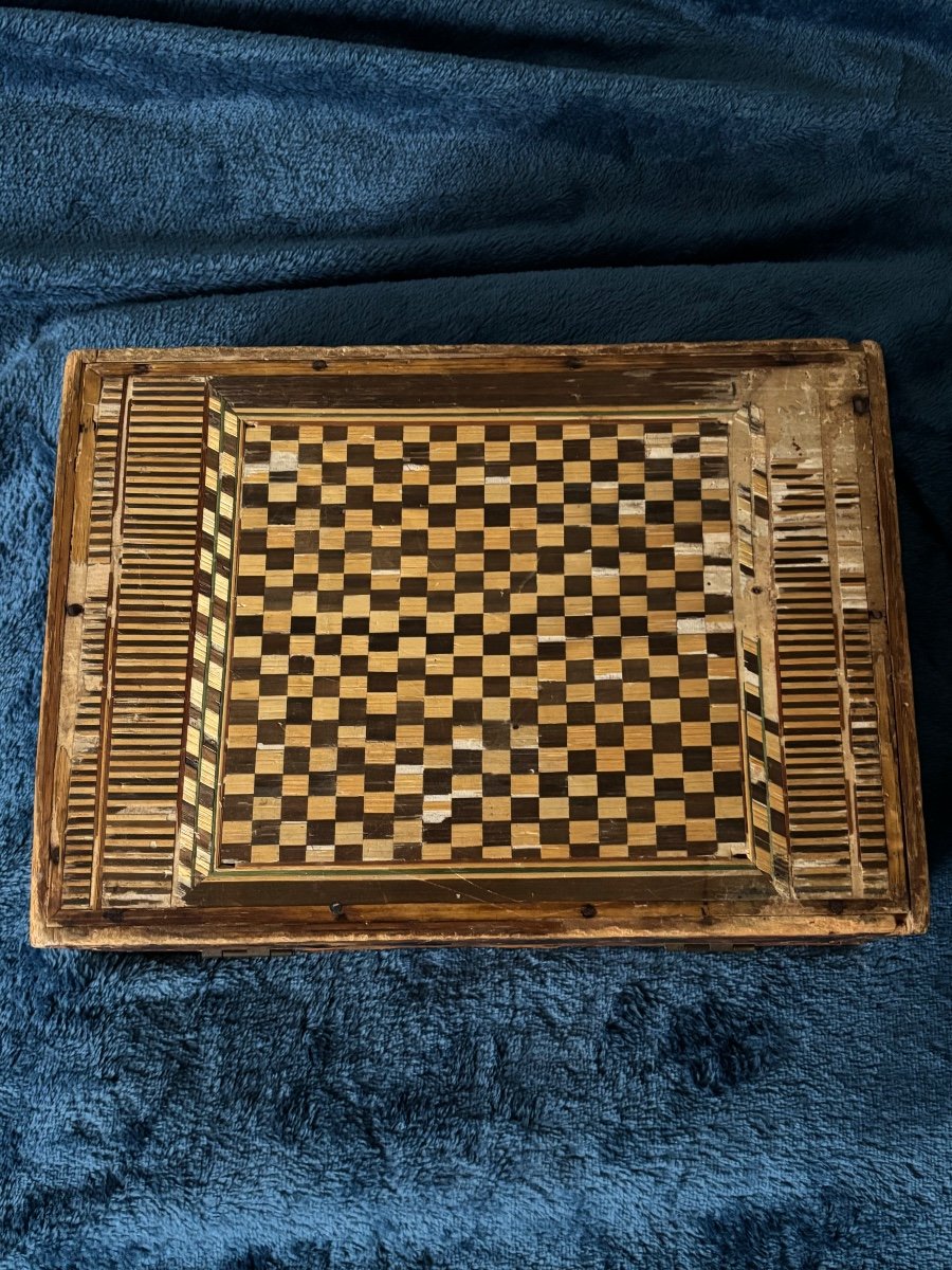 Straw Marquetry Box XIX-photo-3