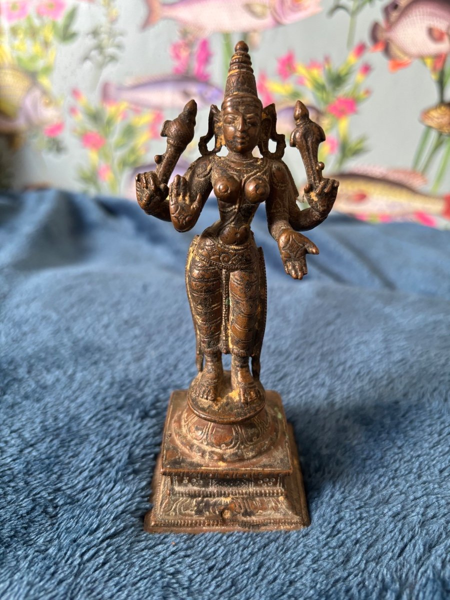 Parvati Standing Bronze -photo-2