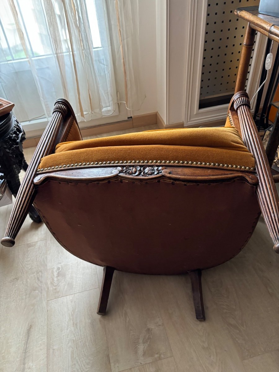 Paire De Fauteuils Art Deco-photo-1