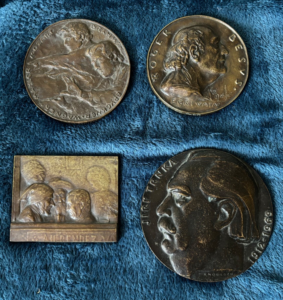 Large Bronze Medal Collection