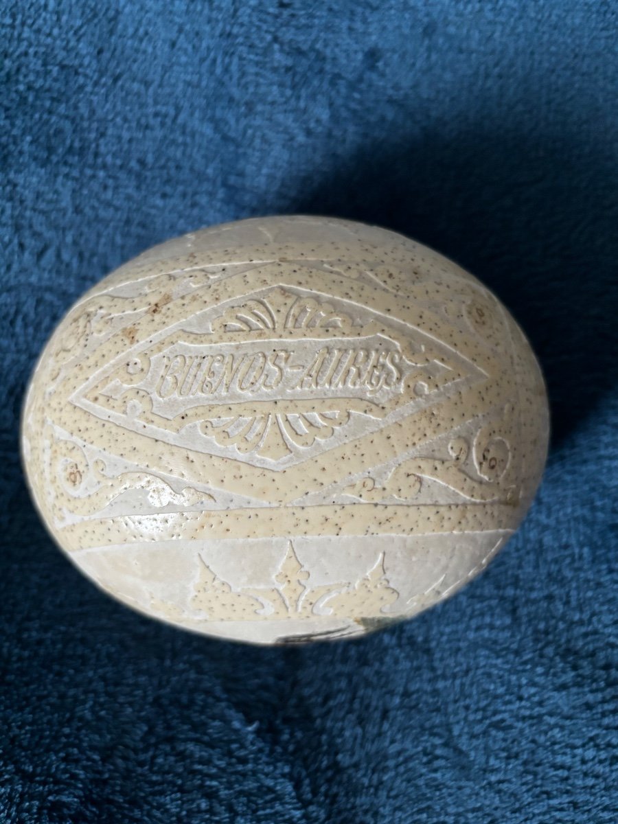 Ostrich Egg Decorated With Coat Of Arms-photo-2