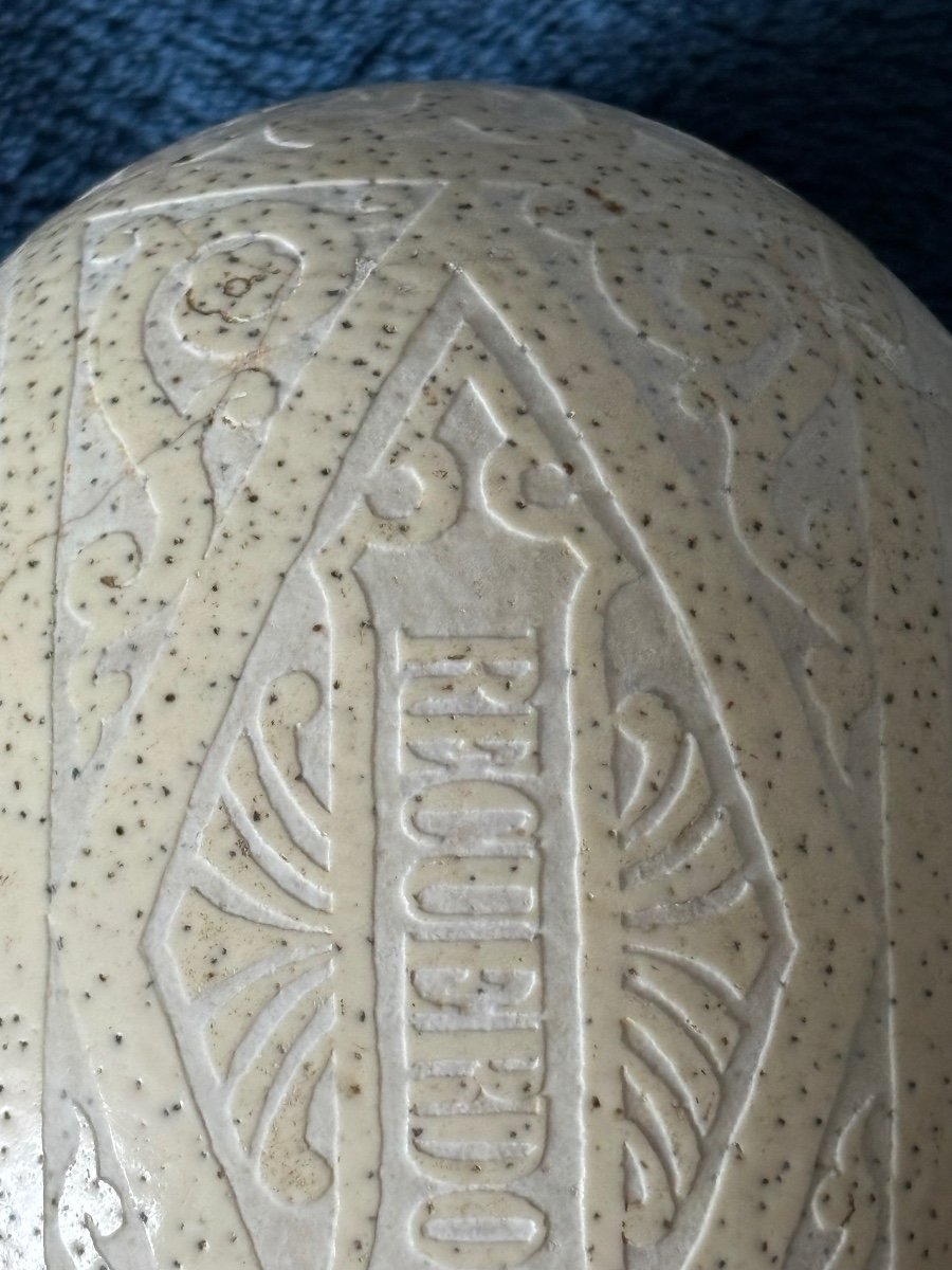 Ostrich Egg Decorated With Coat Of Arms-photo-8