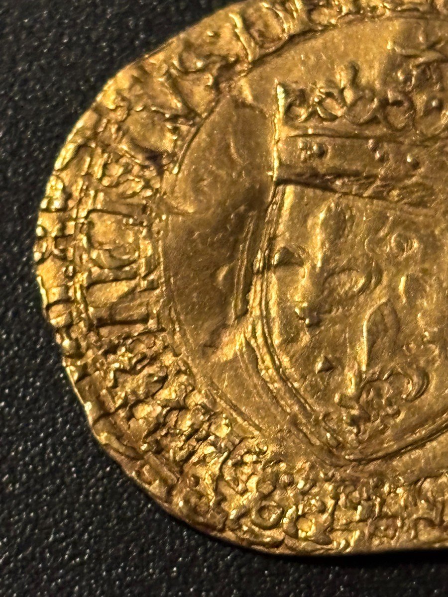 France François Ier - Gold Shield With Sun, 5th Type - 1519 / 1547-photo-6