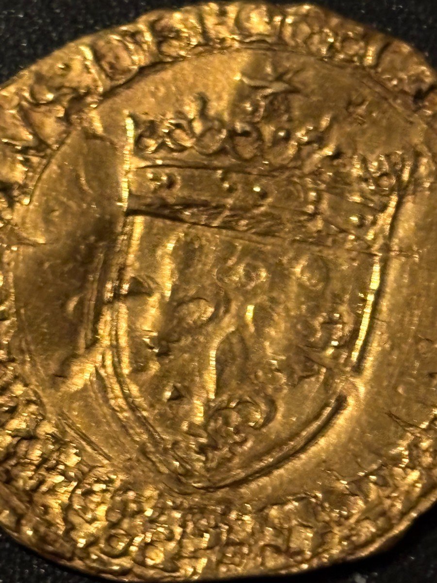 France François Ier - Gold Shield With Sun, 5th Type - 1519 / 1547-photo-7