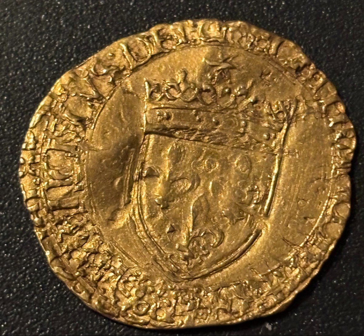 France François Ier - Gold Shield With Sun, 5th Type - 1519 / 1547