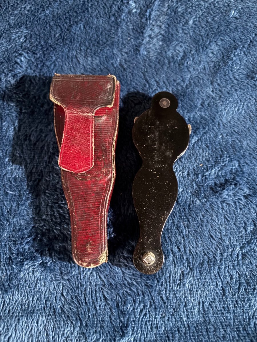 Late 18th Century Scissor-binoculars, Tortoiseshell, Silver-photo-4