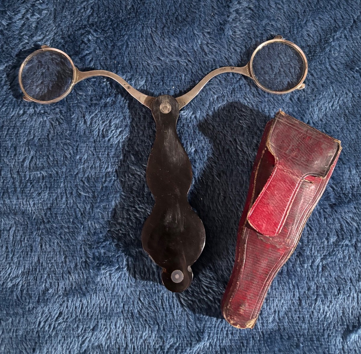 Late 18th Century Scissor-binoculars, Tortoiseshell, Silver