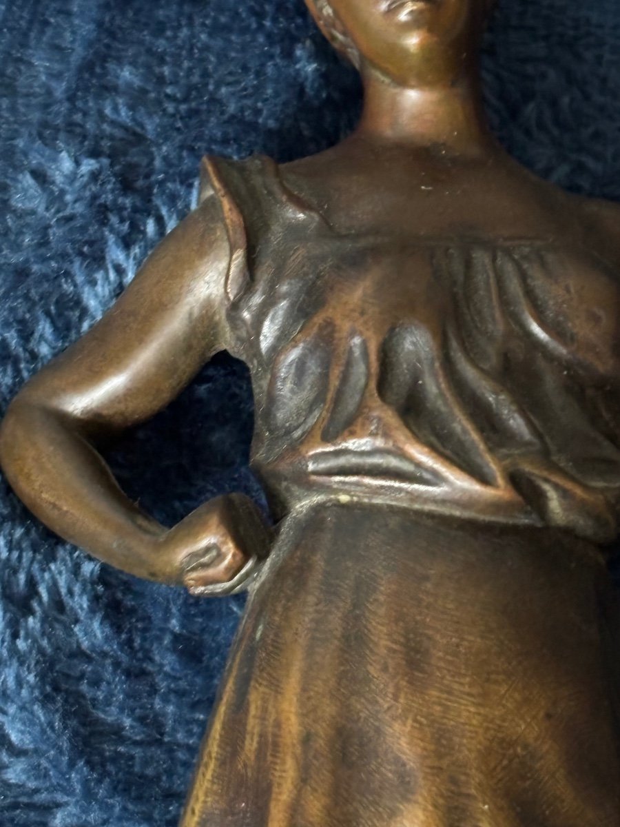 Bronze. Femme Au Champ-photo-8