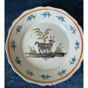 Pair Of 18th Century Earthenware Plates